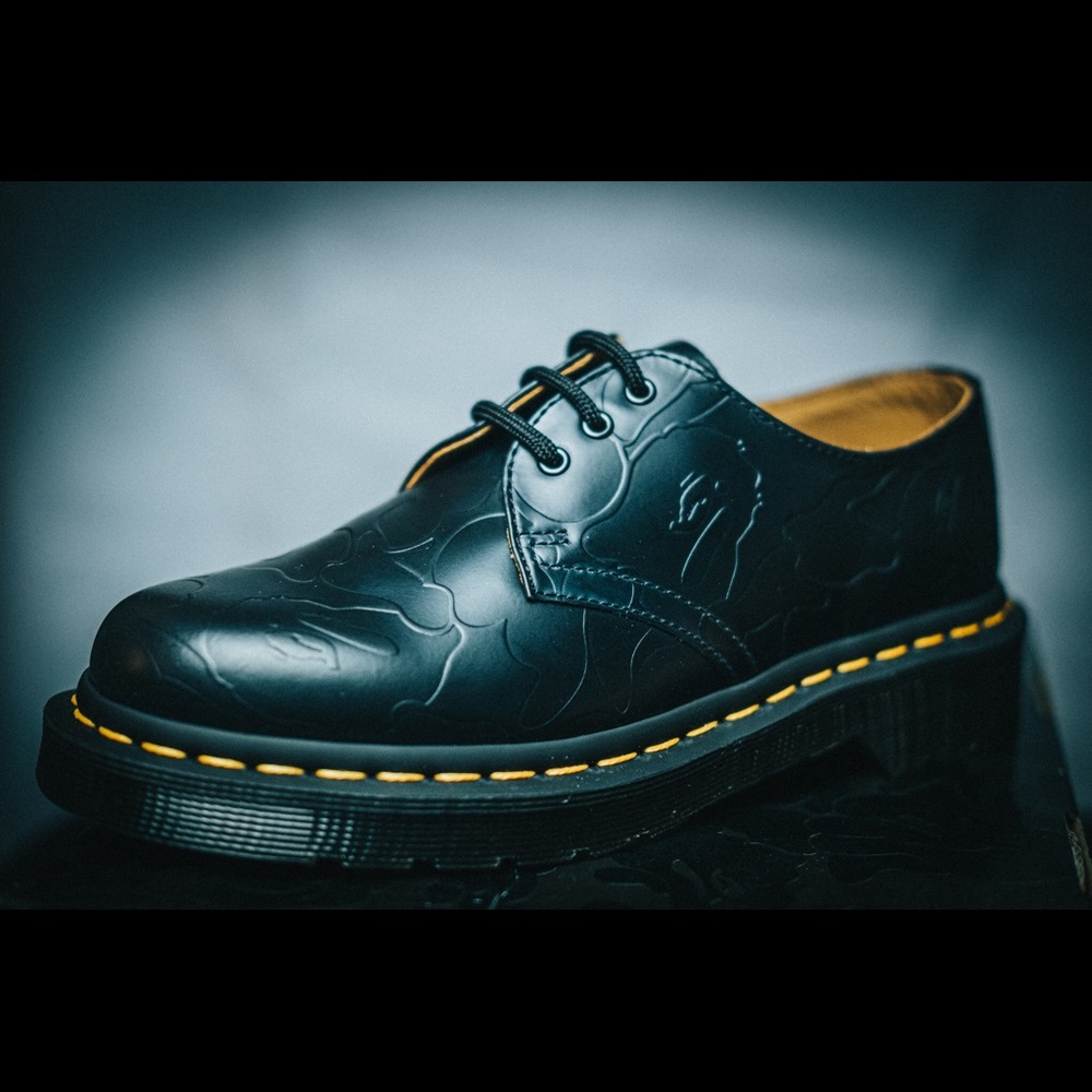 Rare, Dr. Martens 1461 BAPE (Black), UK4 Brand new